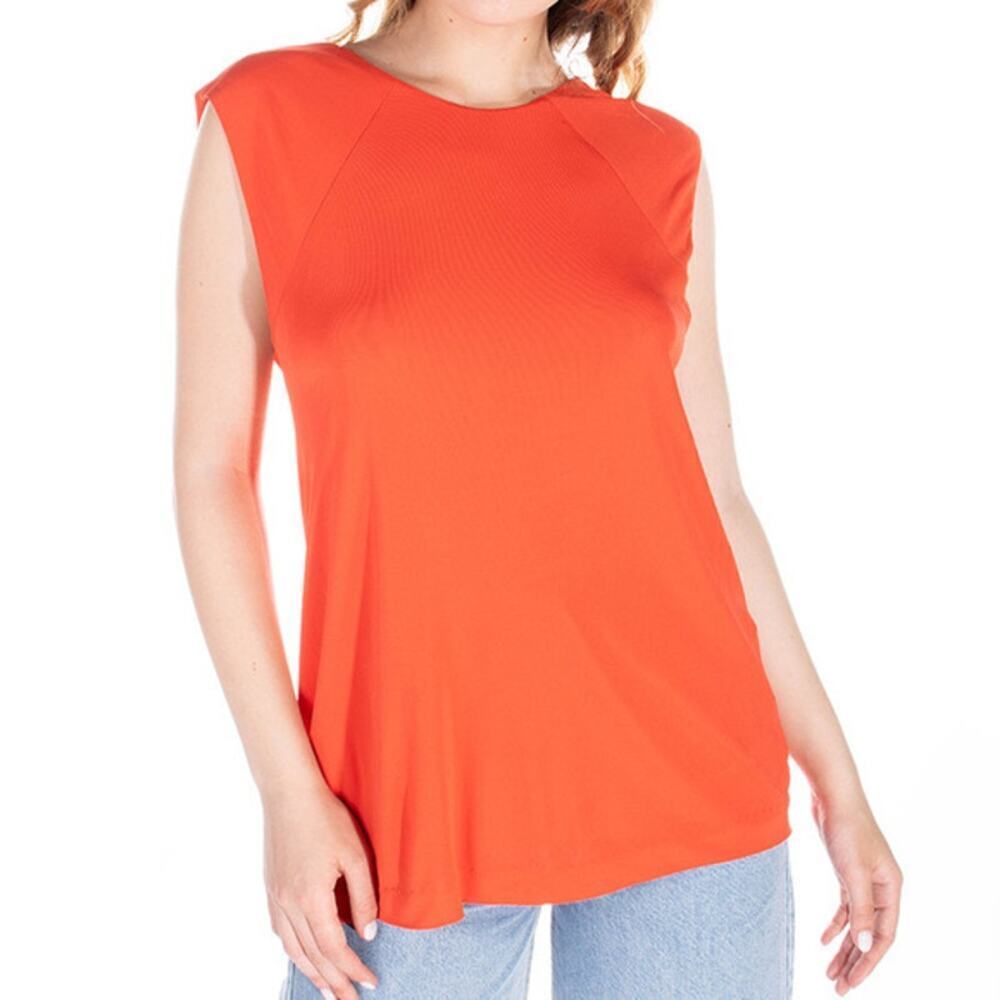 Alexander Wang Poppy Red Sleeveless Blouse Sz XS